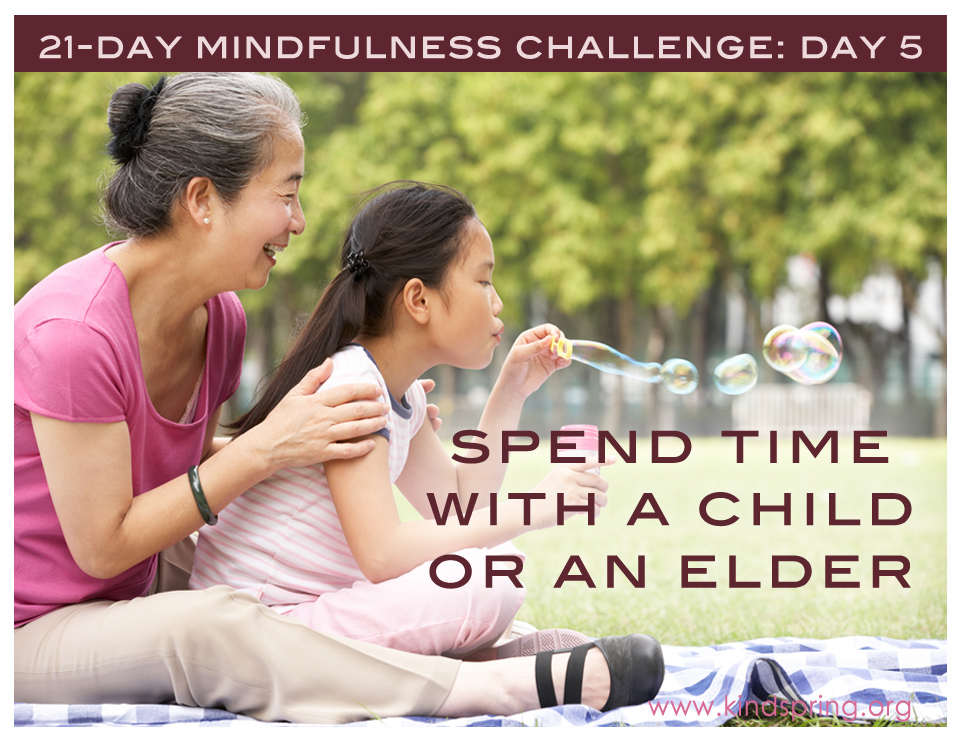5: Spend Time With a Child or an Elder