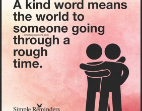 Kindness is Contagious.